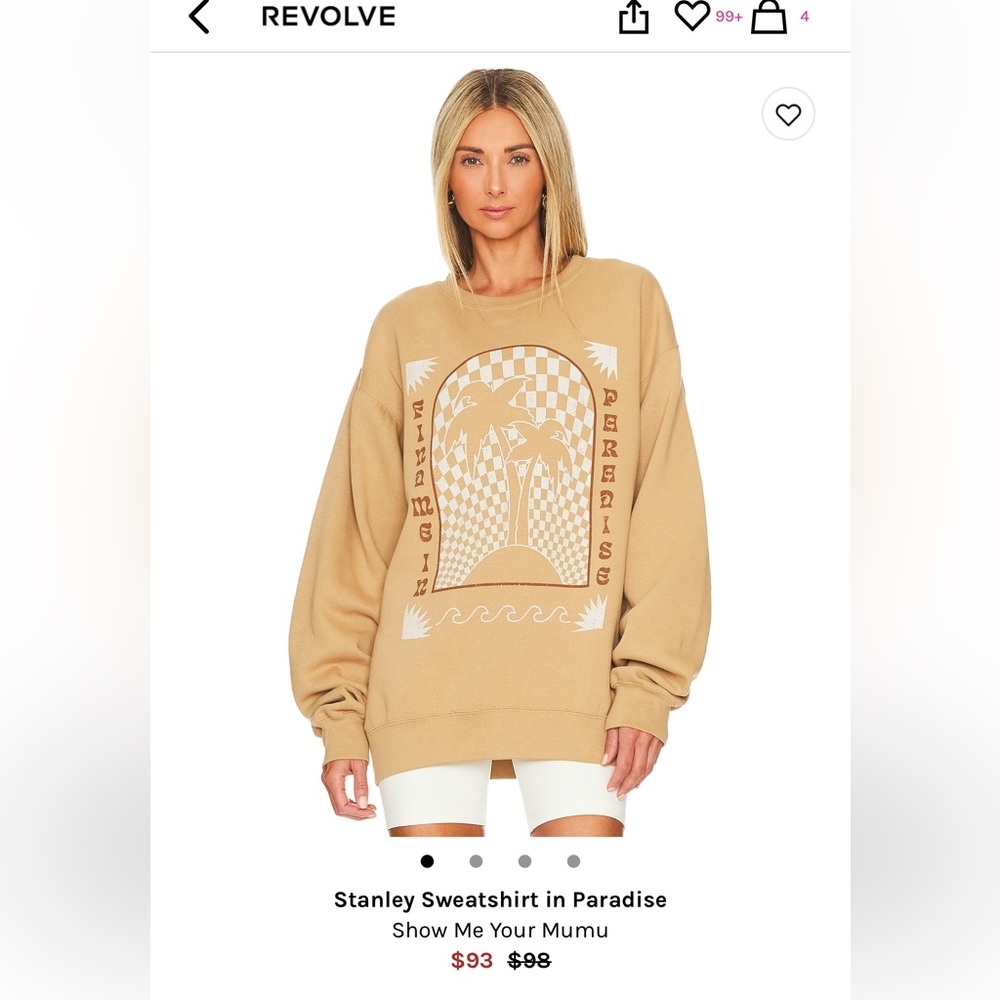 “Stanley Sweatshirt in Paradise”- Show Me Your Mumu